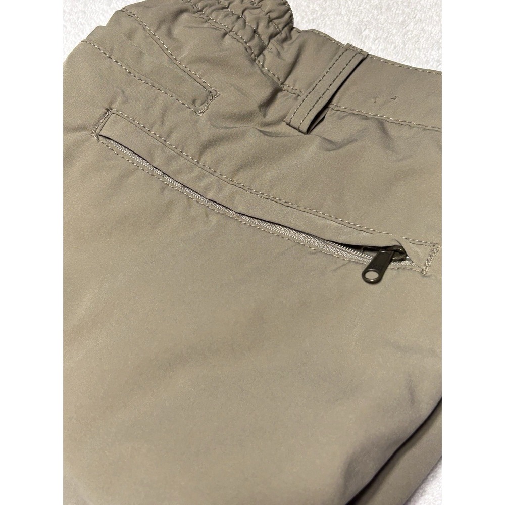Hook & Tackle Men's 38 Fishing Shorts Khaki Tan Performance Cargo Utility EUC